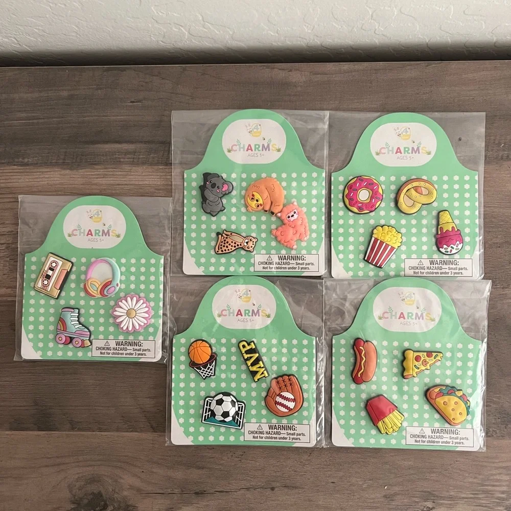 Target Bullseyes Playground Silicone Easter Basket Charms 4pk -1 Set